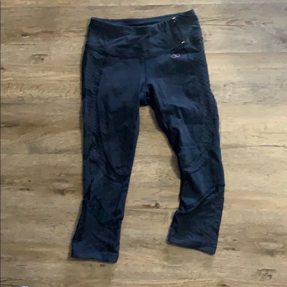 CALIA Navy crop leggings